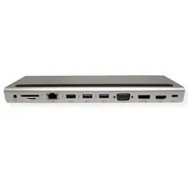 Value Dockingstation USB-C Dockingstation - USB Hub, Grau