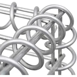 vidaXL Gabionenwand mit Abdeckung 300 x 30 x 50 cm