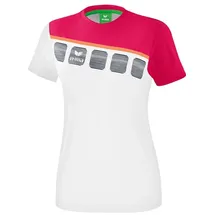 Erima 5-C Damen T-Shirt, weiß - 40