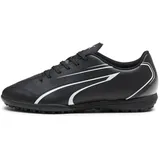 Puma Men Vitoria Tt Soccer Shoes, Puma Black-Puma White, 45 EU