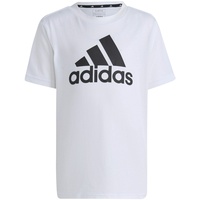 adidas Unisex Kinder T-Shirt (Short Sleeve) Lk Bl Co Tee, White/Black, IC3830, 104