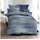 KAEPPEL Timeless Feinbiber blau 155 x 220 cm + 80 x 80 cm