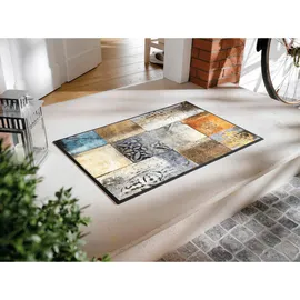 Wash+Dry Wash & Dry Fußmatte Tilea 50 x 75 cm Polyamid Bunt