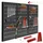 CCLIFE Werkzeugwand Lochwand Inkl. 35-Teiligem Metall Werkzeuglochwand Dreiteilig 120 x 60 x 2 cm Erweiterbar Zubehör Wandregal Werkzeugaufbewahrung