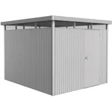 2,75 x 3,15 m silber-metallic Einzeltür