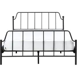 Beliani Mauressac 140 x 200 cm Schwarz