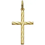 FIRETTI Kreuzanhänger Gelbgold 333