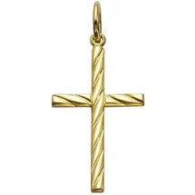 FIRETTI Kreuzanhänger Gold 333