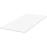Beliani PU-Schaum-Matratzentopper 90 x 200 cm Weiß