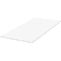 Beliani PU-Schaum-Matratzentopper 90 x 200 cm Weiß