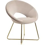 Wohnling Armlehnstuhl Textil beige