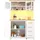 Okwish Buffetschrank 105,5 x 40 x 180 cm Weiß