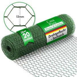 Floordirekt Drahtzaun mit PVC Ummantelung 100 cm Grün