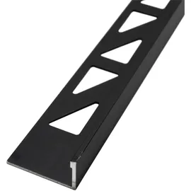 Dalsys Fliesenschiene, Aluminium 2m x 8mm, Schwarz,