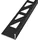 Dalsys Fliesenschiene, Aluminium 2m x 8mm, Schwarz,