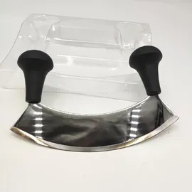 HENDI Wiegemesser 21,5 cm Schwarz/Edelstahl/Polypropylen