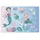 cover-your-desk Schreibtischunterlage Meerjungfrauen unter Wasser 60 x 40 cm Blau/Türkis