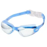 NILS AQUA Schwimmbrille Sportbrille Schwimmbrille, (Spar-Set, 1-St., Kinder und Erwachsene), UV-Schutz bunt NQG160MAF Blau