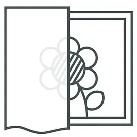 VISION S Schiebegardine BORDEN halbtransparent, Bambus-Optik 260x60, cm - grau,