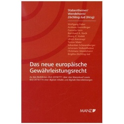 Das Neue Europäische Gewährleistungsrecht  Kartoniert (TB)