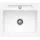 Villeroy & Boch Siluet 60 S flat stone white + Handbetätigung + Lochbohrungen 1 + 2