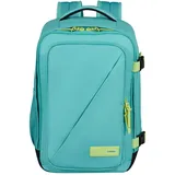 American Tourister Rucksack Take2Cabin Casual Backpack S Dusty Turquoise / Lime