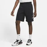 Nike Sportswear Club Herren-Cargoshorts Black/Black/White XL