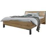 Wiemann Bett Monaco x 200 cm Holzoptik Eiche Bianco