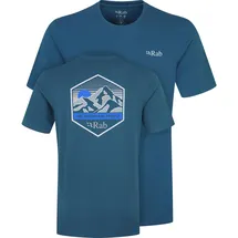Rab Stance Mountain Peak Tee tempest blue XL