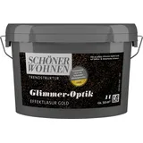 SCHÖNER WOHNEN Trendstruktur Glimmer-Optik Effektlasur 1 l gold