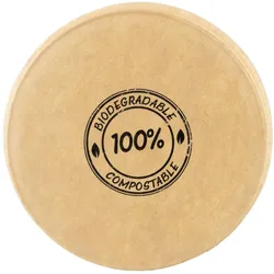 500x BIO Deckel für Dressingbecher aus Karton 30ml Ø44mm
