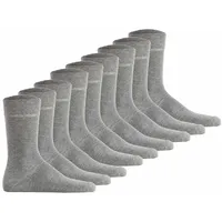 Hudson Basic Socken 9er Pack Grau 39-42