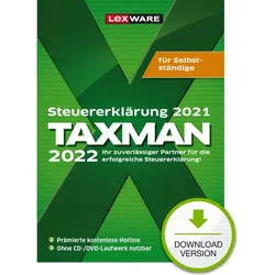 Lexware TAXMAN 2022 für Selbstständige | Sofort + Produktschlüssel