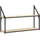 vidaXL Wandregal 2 Fächer 80 x 21 x 51 cm Braun