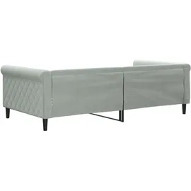 vidaXL Tagesbett 100 x 200 cm Hellgrau