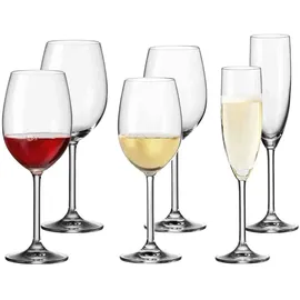 LEONARDO Daily Wein- und Sektgläser 6er Set transparent