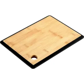 KESPER Schneidbrett Bambus 1 Set 27 x 19 x 1,5 cm Braun/Schwarz