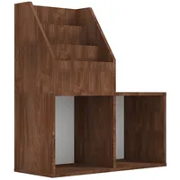 vidaXL Kinder-Bücherregal Braun Eiche 71x30x78,5 cm Holzwerkstoff Modell 1