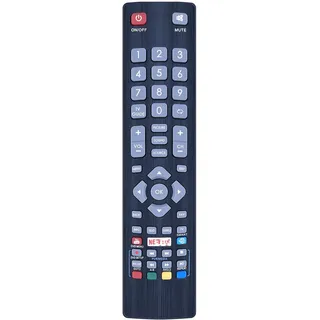 CLVIZCXOM TV Ersatz Fernbedienung Kompatibel mit Blaupunkt BLF/RMC / 0008 Full HD LED 3D Smart TV
