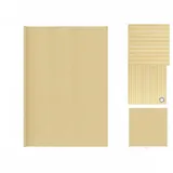 vidaXL Zeltteppich 400x400 cm Beige