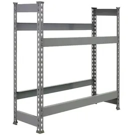 simonclick Schwerlastregal Stahl 1000x1000x300 mm grau