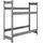 simonclick Schwerlastregal Stahl 1000x1000x300 mm grau