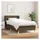 vidaXL Boxspringbett 100 x 200 cm Dunkelbraun