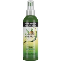 John Frieda Detox & Repair Care & Protect Spray für trockenes, gestresstes & geschädigtes Haar mit Avocadoöl und grünem Tee, 200 ml