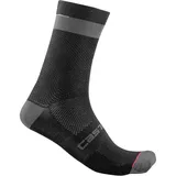 Castelli Alpha 18 Socken Schwarz/Grau 38-39