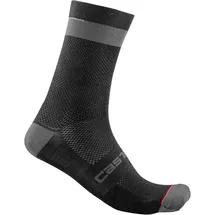 Castelli Alpha 18 Socken Schwarz/Grau 38-39