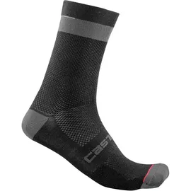 Castelli Alpha 18 Socken Schwarz/Grau 38-39