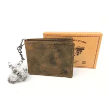 GREENBURRY Vintage Herren Geldbörse braun
