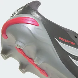 adidas Predator Elite FG Kinder Grau/Rot/Silber 35,5