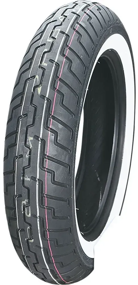 Dunlop D404 Whitewall 67h Tt Reifen Für Custom-motorrad - Black - 130 / 90 - R16